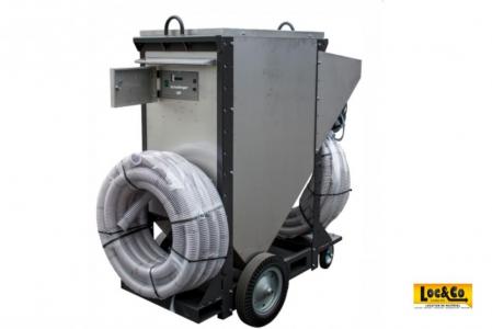 Location générateur d'air chaud pellet dans toute la France - 150 kW