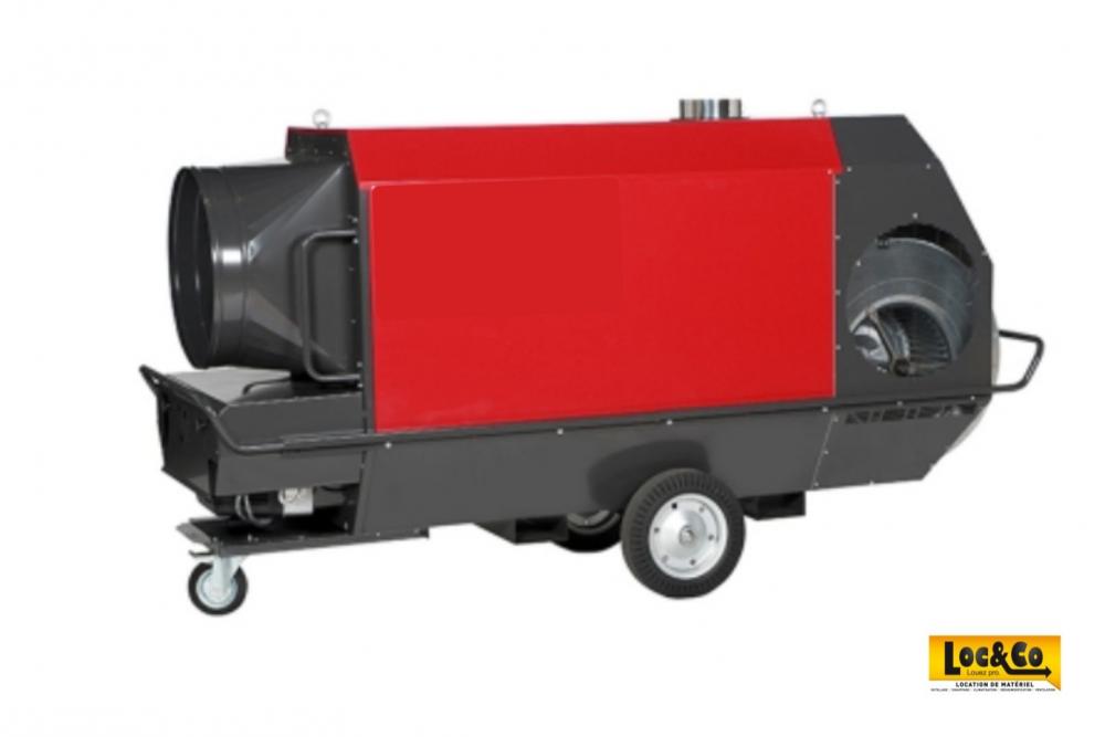 Location générateur d'air chaud au fioul dans toute la France 70 kW - Chauffage indirect