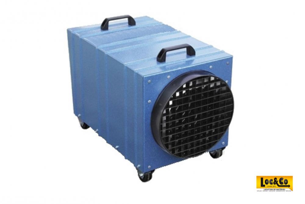 Location déshumidificateur de chantier dans toute la France - 150 L/jour - 1 500 m3 