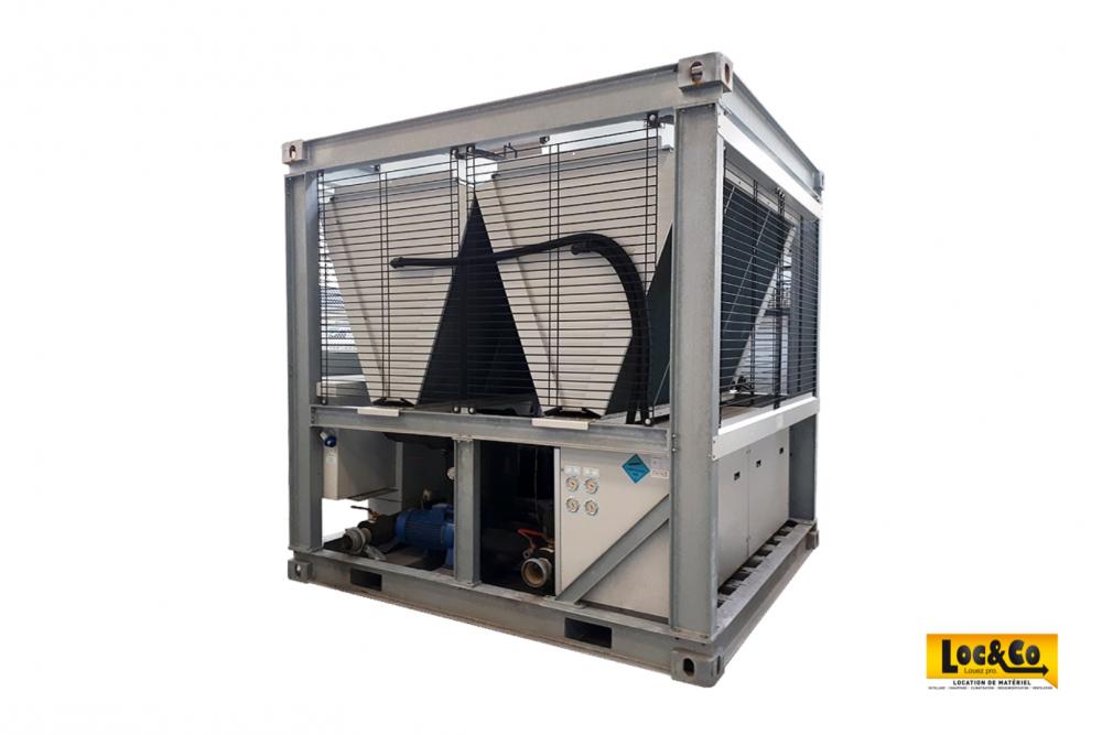  Location Groupes Froid / Location groupe eau glacée réversible / Location pompe à chaleur / GF100REV