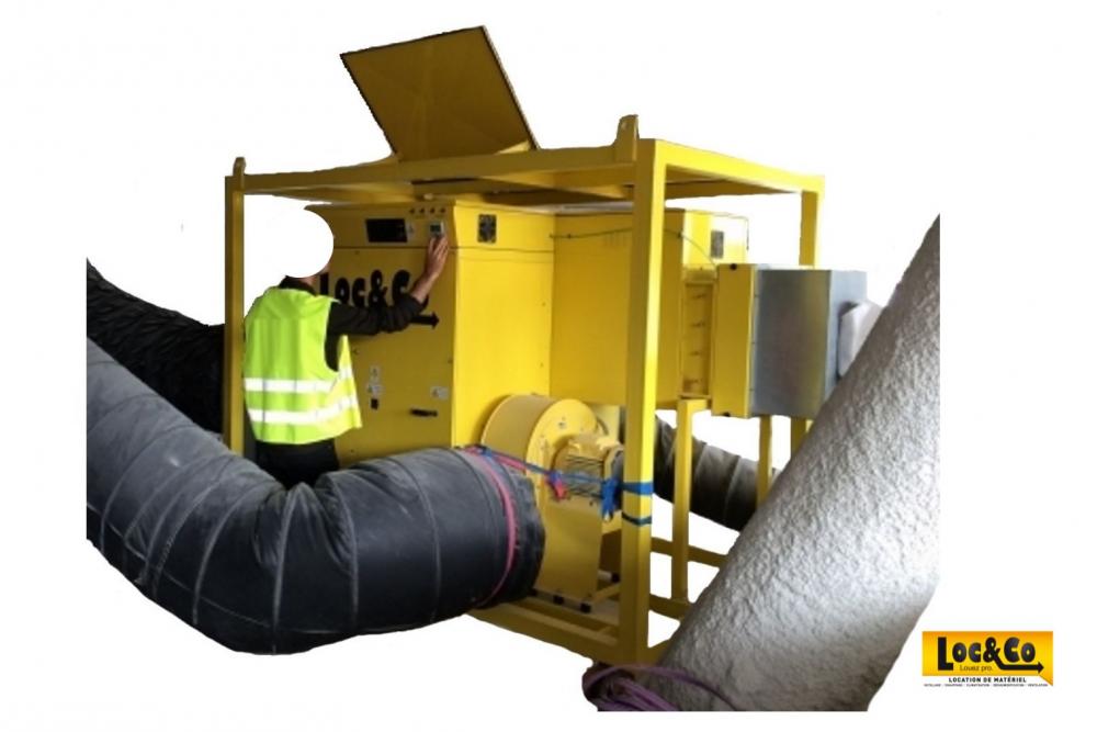 Location déshydrateur à absorption dans toute la France - 850 kg / 24 h – 400 V