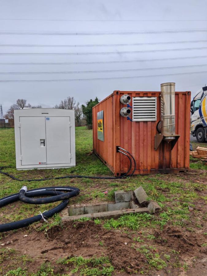 Chaufferie temporaire en urgence pour une production horticole en Indre-et-Loire